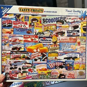 White Mountain Puzzle - Tasty Treats - 1000 pieces